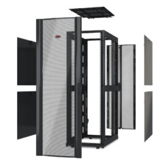 APC NetShelter SX 42U 600mm(b) x 1070mm(d) 19" IT rack, behuizing zonder deuren, zwart - Afbeelding 2