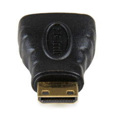 StarTech.com Mini HDMI naar HDMI Adapter, 4K High Speed HDMI Adapter, 4K 30Hz Ultra HD High Speed HDMI Adapter, HDMI 1.4, Vergulde Connectors, UHD Mini HDMI Adapter 4K, Zwart - Afbeelding 4