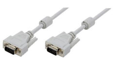 LogiLink 5m, VGA/VGA, M/M VGA kabel VGA (D-Sub) Grijs