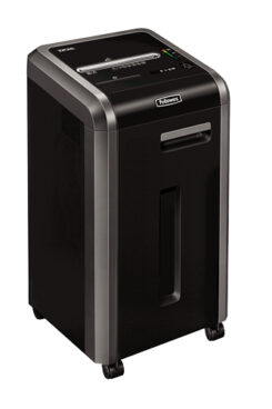 Fellowes 225Mi papiervernietiger Microversnippering 24 cm Zwart - Afbeelding 2