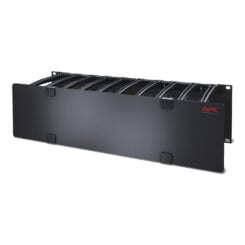 APC Horizontale kabelgeleider, 3U x 15 cm diep, enkelzijdig met afdekplaat - Afbeelding 2