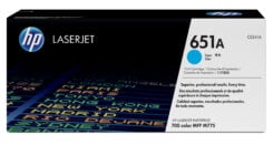 HP 651A originele cyaan LaserJet tonercartridge