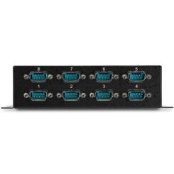StarTech.com 8-poort USB naar DB9 RS232 Seriële Adapter Hub – Industriële DIN-rail en Wandmontage - Afbeelding 4