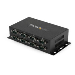 StarTech.com 8-poort USB naar DB9 RS232 Seriële Adapter Hub – Industriële DIN-rail en Wandmontage - Afbeelding 2