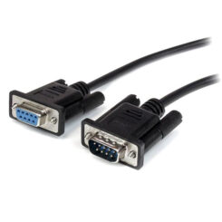 StarTech.com Zwarte straight-through DB9 RS232 seriële kabel M/F 2 m - Afbeelding 2