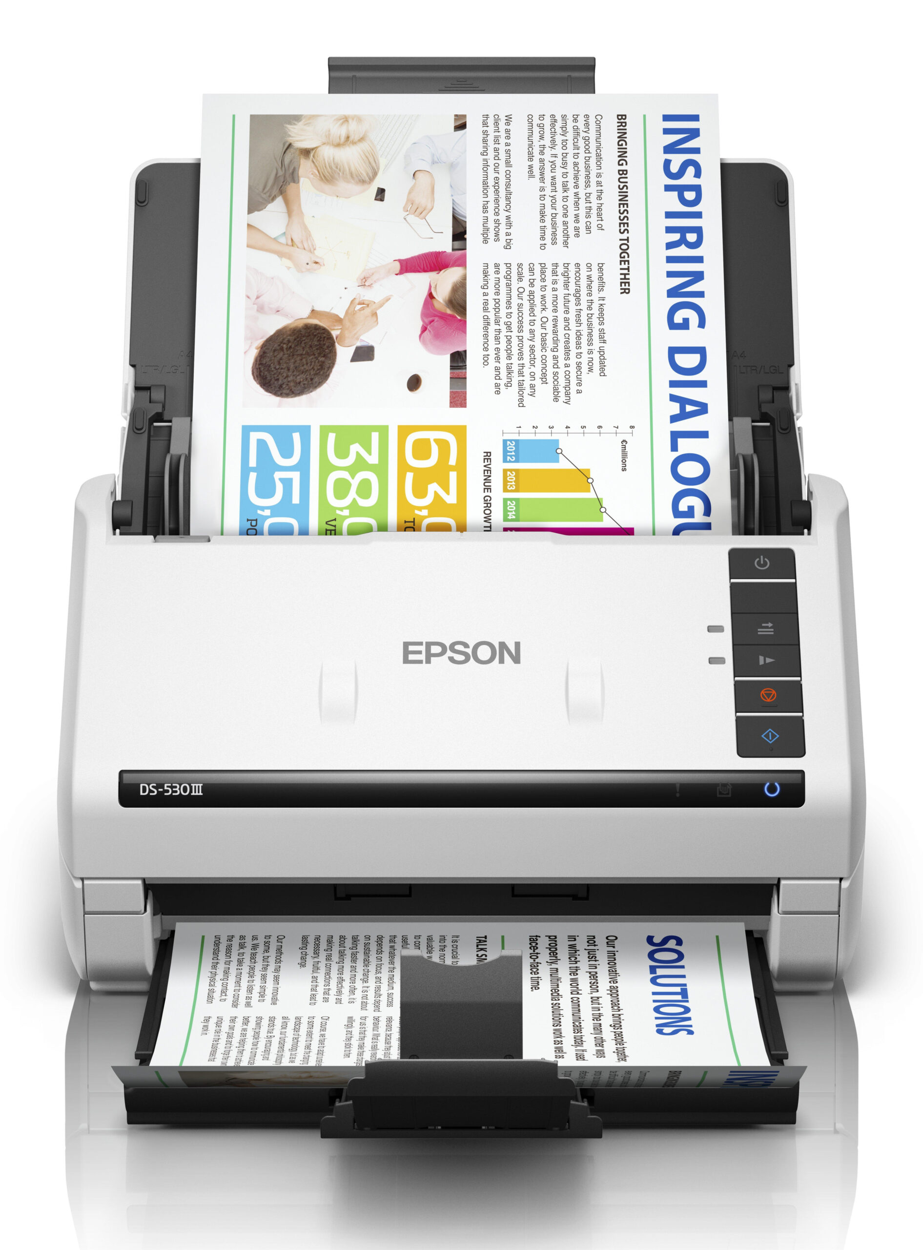 Epson WorkForce DS-530III Paginascanner 600 x 600 DPI A4 Wit