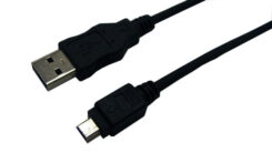 LogiLink USB 2.0 A/mini-A 3m USB-kabel USB A Mini-USB A 0,48 Gbit/s Zwart - Afbeelding 2