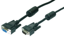 LogiLink VGA M/F 1.8m VGA kabel 1,8 m VGA (D-Sub) Zwart - Afbeelding 2