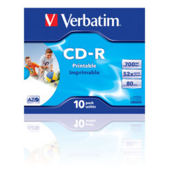 Verbatim CD-R AZO Wide Inkjet Printable 700 MB 52x 10 stuk(s) - Afbeelding 3