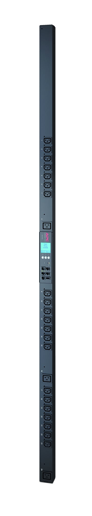 APC Rack PDU AP8659 - Switched & Metered-by-Outlet, ZeroU, 16A, 230V, (21x) C13 & (3x) C19 - Afbeelding 2