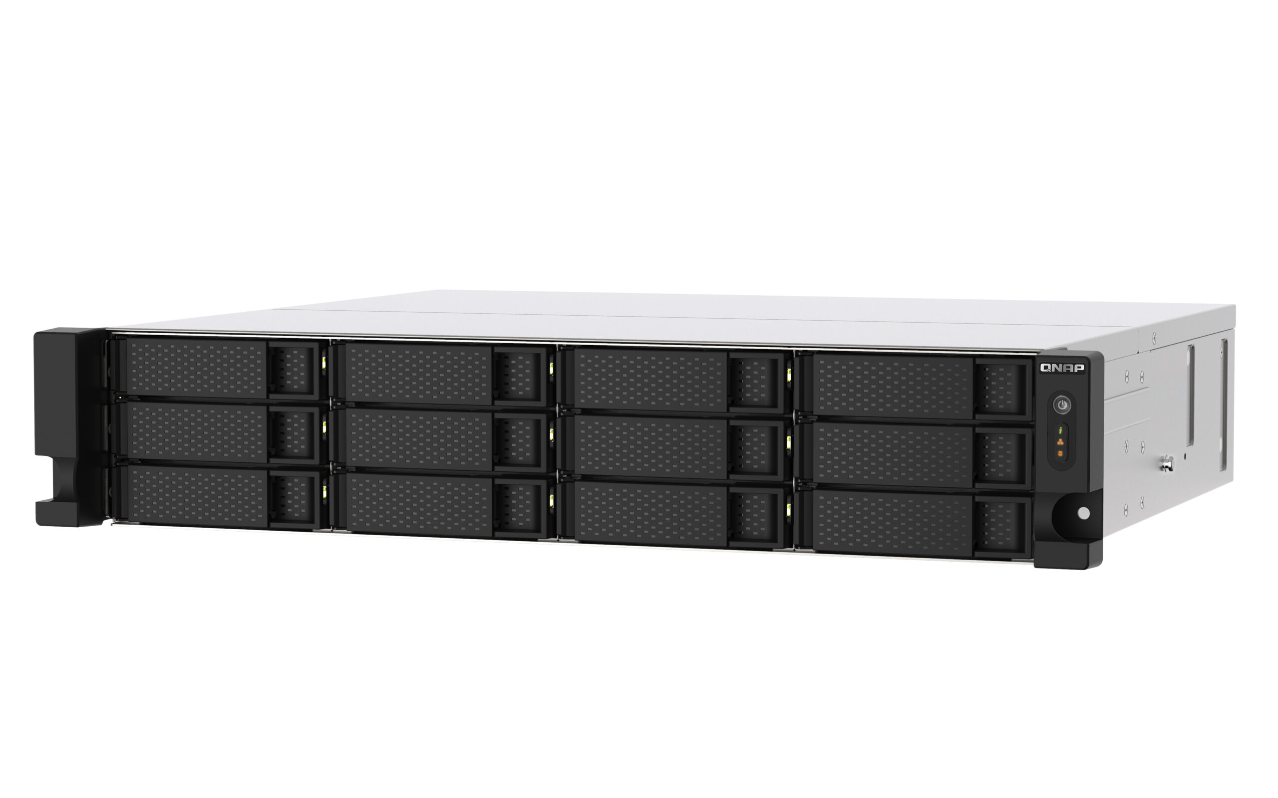 QNAP TS-1273AU-RP-8G data-opslag-server NAS Rack (2U) Ryzen Embedded V1500B 8 GB DDR4 0 TB QNAP QTS Aluminium, Zwart - Afbeelding 3