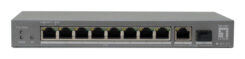 LevelOne PoE+Switch 8xGE PoE/1xGE/1xSFP 120W unmanag.Plastik
