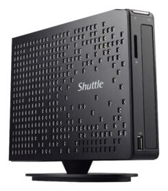Shuttle XS35GS-803 V3L PC Intel Atom® D2550 2 GB DDR3-SDRAM 320 GB HDD AMD Radeon HD 7410M Nettop Mini PC Zwart - Afbeelding 3