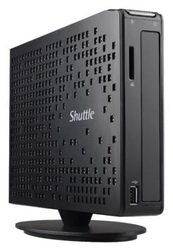 Shuttle XS35GS-803 V3L PC Intel Atom® D2550 2 GB DDR3-SDRAM 320 GB HDD AMD Radeon HD 7410M Nettop Mini PC Zwart - Afbeelding 4