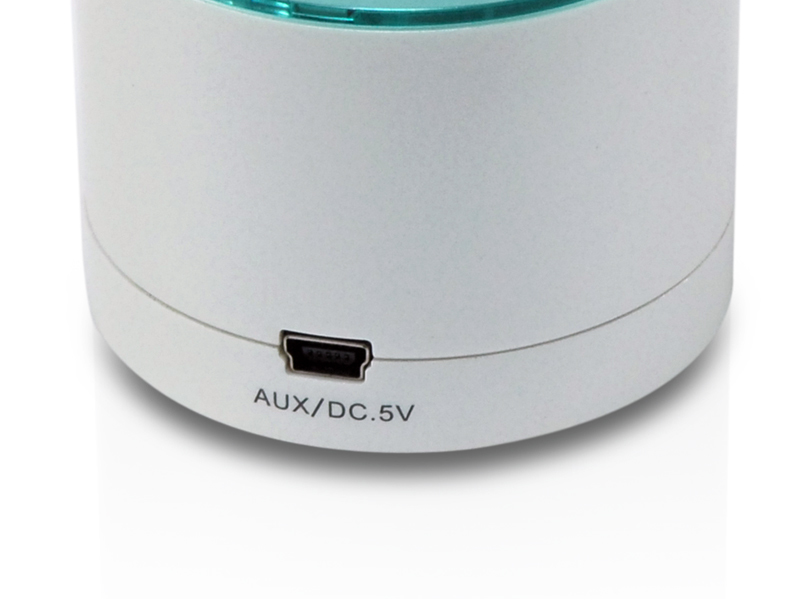 Conceptronic CLLSPK30BTW Draagbare & party speaker Blauw, Wit 3 W - Afbeelding 3