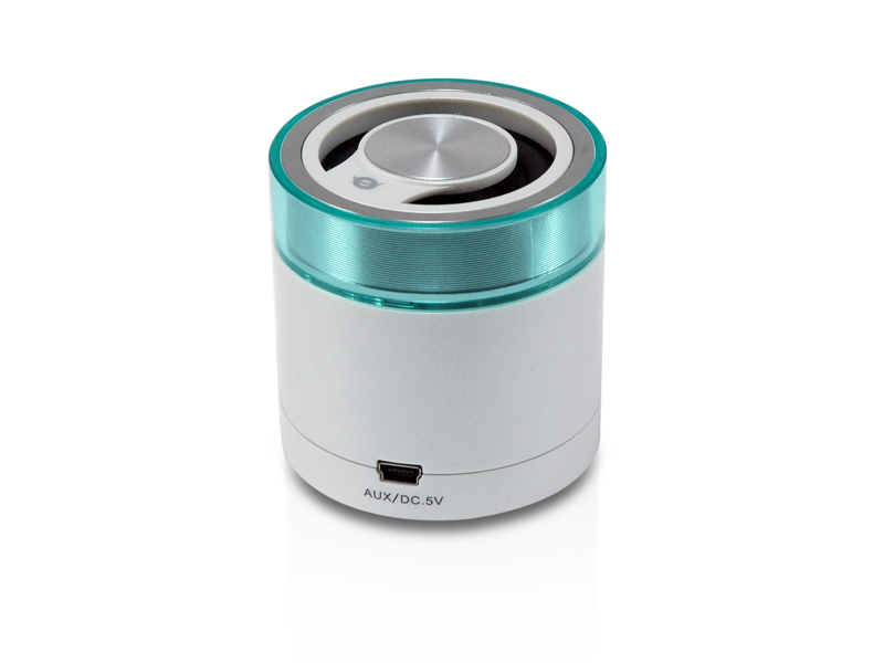 Conceptronic CLLSPK30BTW Draagbare & party speaker Blauw, Wit 3 W - Afbeelding 2