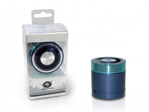 Conceptronic Portable Stereo Travel Draadloze stereoluidspreker Blauw 3 W - Afbeelding 3