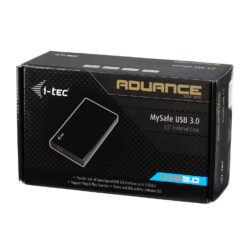 i-tec MYSAFE35U401 behuizing voor opslagstations HDD-behuizing Zwart, Metallic 3.5" - Afbeelding 6