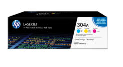 HP 304A originele cyaan/magenta/gele LaserJet tonercartridge, 3-pack - Afbeelding 2