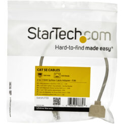 StarTech.com 2-naar-1 RJ45 splitter adapterkabel F/M - Afbeelding 6