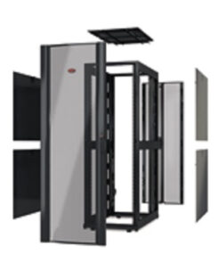 APC NetShelter SX 42U 750mm(b) x 1070mm(d) 19" IT rack, behuizing zonder deuren, zwart - Afbeelding 2