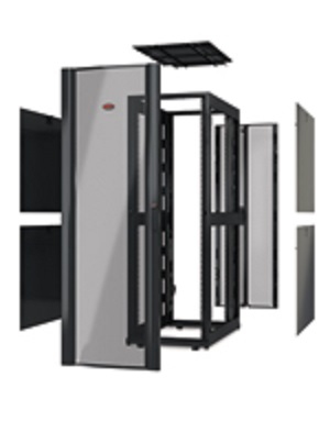 APC NetShelter SX 42U 750mm(b) x 1070mm(d) 19" IT rack, behuizing zonder deuren, zwart - Afbeelding 2