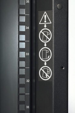 APC NetShelter SX 48U 750mm Wide x 1200mm Deep Enclosure Without Sides Black - Afbeelding 9