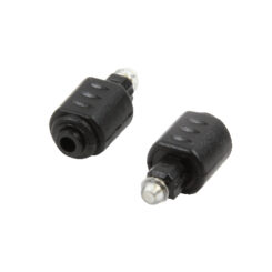 LogiLink CA1016 tussenstuk voor kabels Toslink Toslink 3.5 mm Mini Zwart - Afbeelding 2