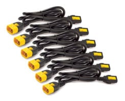 APC AP8706S-NA electriciteitssnoer Zwart, Geel 1,8 m C13 stekker C14 stekker - Afbeelding 2