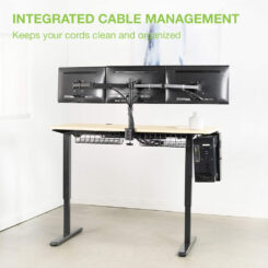 Techly ICA-LCD 482-T flat panel bureau steun 61 cm (24") Zwart - Afbeelding 8
