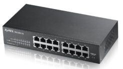 Zyxel GS1100-16 Unmanaged Gigabit Ethernet (10/100/1000) Zwart - Afbeelding 2