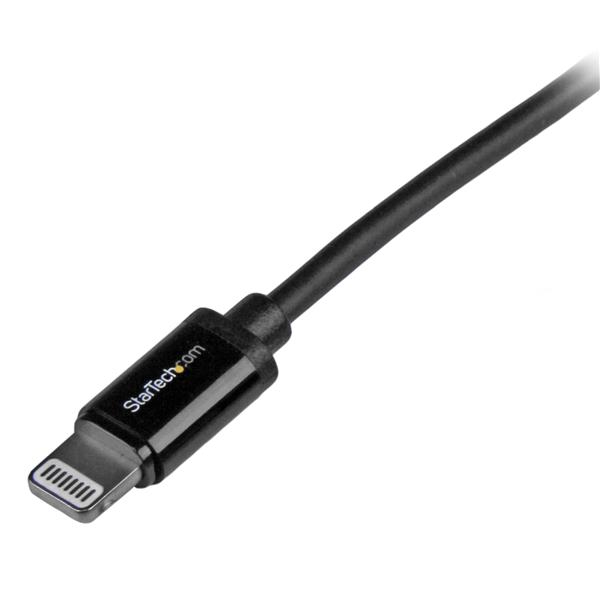 StarTech.com 1 m zwarte Apple 8-polige Lightning connector naar USB-kabel voor iPhone / iPod / iPad - Afbeelding 3