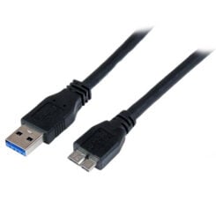 StarTech.com 1 m gecertificeerde SuperSpeed USB 3.0 A-naar-micro-B-kabel M/M - Afbeelding 2