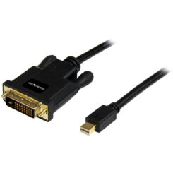 StarTech.com 3 m lange Mini DisplayPort-naar-DVI-adapterconverterkabel Mini DP-naar-DVI 1920x1200 zwart - Afbeelding 2