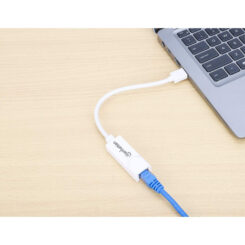 Manhattan USB-A Gigabit netwerkadapter, 10/100/1000 Mbps, 5 Gbit/s (USB 3.2 Gen 1 / USB 3.0), Ethernet, RJ45, wit, 3 jaar garantie, equivalent aan USB31000SW - Afbeelding 6