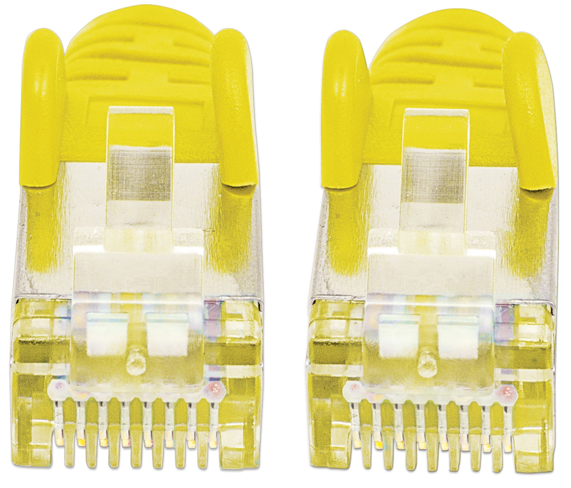 Intellinet Netwerk patchkabel Cat6, 10 m, geel, koper, S/FTP, LSOH/LSZH, PVC, RJ45, vergulde contacten, snagless, booted, levenslange garantie - Afbeelding 4