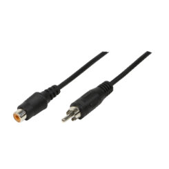 LogiLink RCA - RCA, 10m audio kabel Zwart - Afbeelding 2