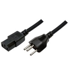 LogiLink Swiss-IEC - C13, 1.8m Zwart 1,8 m C13 stekker - Afbeelding 2