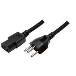 LogiLink Swiss-IEC - C13, 1.8m Zwart 1,8 m C13 stekker