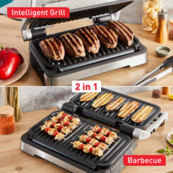 Tefal OptiGrill 2in1 XL OptiGrill 2-in-1 XL GC782D intelligente grill en bbq rvs - Afbeelding 4