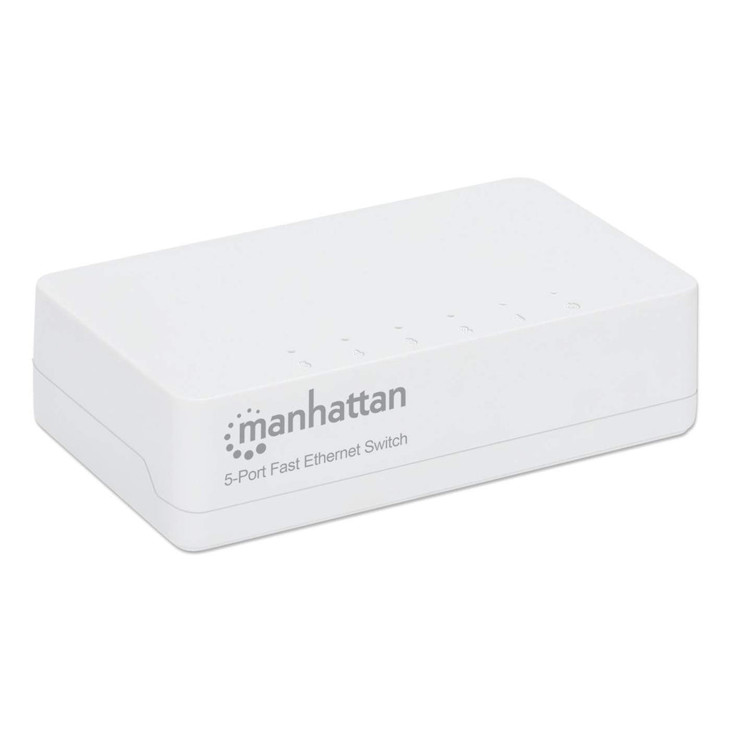 Manhattan 560672 netwerk-switch Unmanaged Fast Ethernet (10/100) Wit - Afbeelding 3
