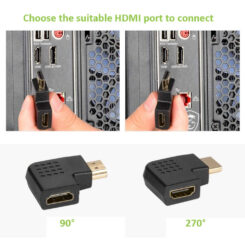 Techly HDMI M/F Zwart - Afbeelding 12