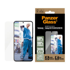 PanzerGlass ® Screen Protector Samsung Galaxy S24 FE | A36 5G | A56 5G | Ultra-Wide Fit Doorzichtige schermbeschermer 1 stuk(s) - Afbeelding 3