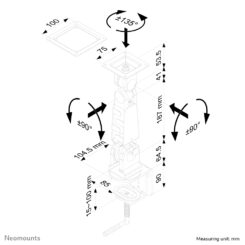 Neomounts FPMA-D400 Monitorarm 10-30" - Afbeelding 4
