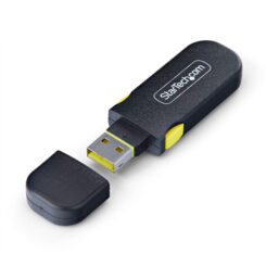 StarTech.com USB-A Poort Blocker Sleutel met 4x Vergrendelbare USB-A Stofkappen, Herbruikbare Snap-In Poortbeschermers voor Laptops en Computers - Afbeelding 2
