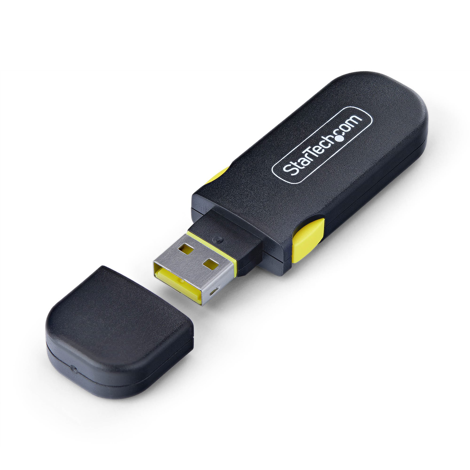 StarTech.com USB-A Poort Blocker Sleutel met 4x Vergrendelbare USB-A Stofkappen, Herbruikbare Snap-In Poortbeschermers voor Laptops en Computers - Afbeelding 2