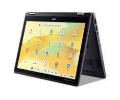Acer Chromebook R857T-TCO-C04U Intel® N N150 31 cm (12.2") Touchscreen WUXGA 8 GB LPDDR5x-SDRAM 64 GB eMMC Wi-Fi 6E (802.11ax) ChromeOS Zwart US International - Afbeelding 7