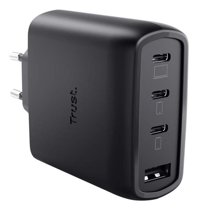 Trust Maxo 65W Universeel Zwart AC Snel opladen Binnen - Afbeelding 4
