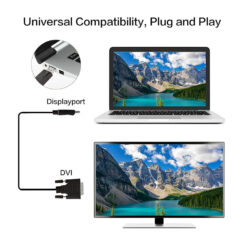 Techly 2m DVI-D/DisplayPort Zwart - Afbeelding 6