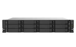 QNAP TS-1273AU-RP-8G data-opslag-server NAS Rack (2U) Ryzen Embedded V1500B 8 GB DDR4 0 TB QNAP QTS Aluminium, Zwart - Afbeelding 2